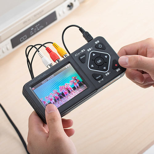 ビデオキャプチャーボックス パソコン不要 VHS miniDV ビデオテープ デジタル化 USBメモリ SDカード保存