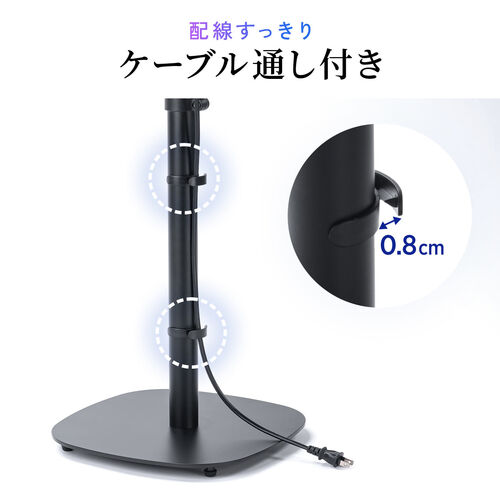 傾き調整足付き スピーカースタンド（ペア） Amazon | 4 個調整可能なスピーカースタンド足防振足フット