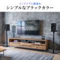 フロア用 スピーカースタンド 2本セット 高さ調整 56～100cm 天板サイズ23×23cm スパイク型アジャスター付き 角度調整 耐荷重15kg 金属製 ブラック