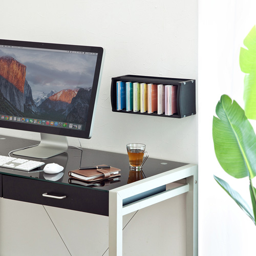 組み立て式CDラック 26枚収納 ブラック/FCD-CB26BK【テレビ