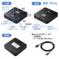 HDMI切替器 2入力1出力 4K/120Hz HDR対応 HDCP2.3 自動/手動切り替え HDMIセレクター PS5動作確認済み