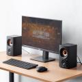 【アウトレット】PCスピーカー 高音質 有線接続 ブックシェルフ型 30W出力 ステレオ 高音/低音個別調整対応