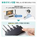HDMI切替器 3入力1出力 4K/60Hz HDR対応 リモコン付き 自動切替 HDMIセレクター