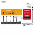 HDMI切替器 4入力1出力 4K/60Hz HDR対応 リモコン付き 自動切替 HDMIセレクター