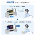 HDMI切替器 4入力1出力 4K/60Hz HDR対応 リモコン付き 自動切替 HDMIセレクター
