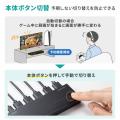 HDMI切替器 4入力1出力 4K/60Hz HDR対応 リモコン付き 自動切替 HDMIセレクター