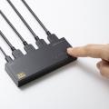 HDMIセレクター 3入力 1出力 8K/60Hz 4K/120Hz対応 自動&手動切替 PS5 Nintendo Switch動作確認済み