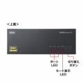 HDMIセレクター 3入力 1出力 8K/60Hz 4K/120Hz対応 自動&手動切替 PS5 Nintendo Switch動作確認済み