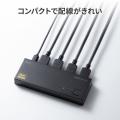 HDMIセレクター 3入力 1出力 8K/60Hz 4K/120Hz対応 自動&手動切替 PS5 Nintendo Switch動作確認済み