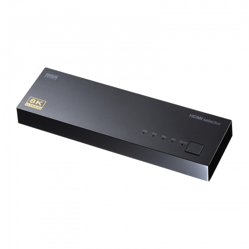 HDMIセレクター 4入力 1出力 8K/60Hz 4K/120Hz対応 自動&手動切替 PlayStation Nintendo Switch動作確認済み