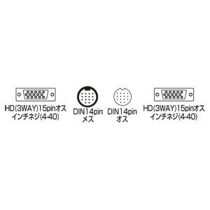 ディスプレイ工事配線ケーブル(アナログRGB・10m)/KC-K100【テレビ 