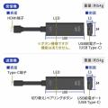 ワイヤレスHDMIエクステンダー USB Type-C送信機 4K映像 最大15m 送信機 受信機セット