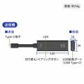 ワイヤレスHDMIエクステンダー USB Type-C接続 送信機 単品 追加用