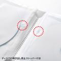 【アウトレット】CD・DVDファイルケース 12枚収納 インデックス付き クリア
