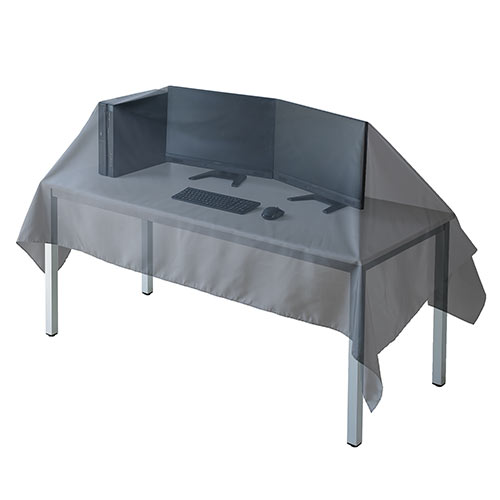 マルチカバー 幅240cm×高さ150cm XLサイズ 帯電防止 ブラック/200