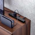 【アウトレット】雷ガード電源タップ 10個口 マグネット付 一括集中スイッチ付 3m ブラック