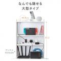 【アウトレット】ルーター収納ボックス ケーブルボックス 幅50cm 高さ65cm コンセント付き 木製 ダークブラウン