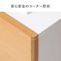 【アウトレット】ルーター収納ボックス ケーブルボックス 幅50cm 高さ65cm コンセント付き 木製 ダークブラウン