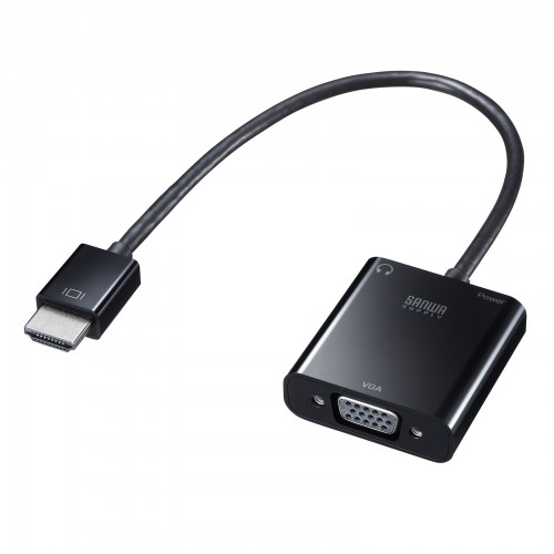 HDMI-VGA変換アダプタ(オーディオ出力付き)/YK-HD23VGA【テレビ 