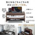 【アウトレット】ケーブルボックス 木製 ケーブル 電源タップ収納 ライトブラウン 木目調