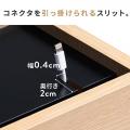 【アウトレット】ケーブルボックス 木製 ケーブル 電源タップ収納 ライトブラウン 木目調
