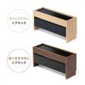 【アウトレット】ケーブルボックス 木製 ケーブル 電源タップ収納 ライトブラウン 木目調