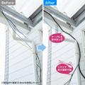 【アウトレット】コルゲートチューブ 内径5.6mm 長さ2m ブラック