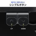 電動昇降ディスプレイスタンド 37～86インチ対応 カメラ台 キャスター付き 高耐荷重70kg 静音設計