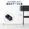 電動昇降ディスプレイスタンド 37～86インチ対応 カメラ台 キャスター付き 高耐荷重70kg 静音設計