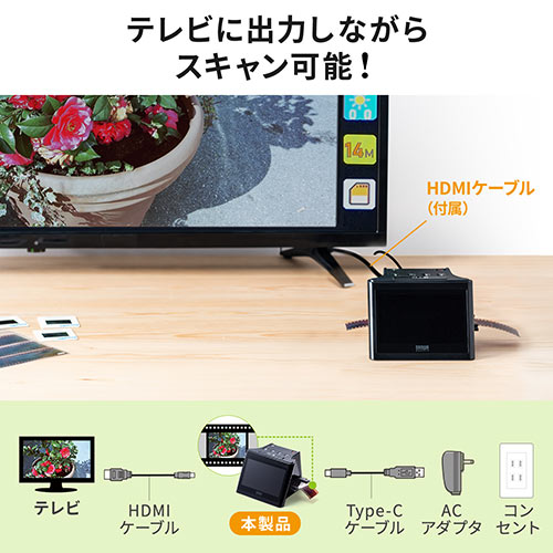 フィルムスキャナー(高画質・1400万画素/2200万画素・ネガ/デジタル化