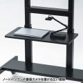 【アウトレット】55～75型対応手動昇降液晶ディスプレイスタンド