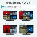 【アウトレット】HDMI画面分割切替器 4画面分割 マルチビューワー 4入力 1出力 フルHD対応 リモコン ACアダプタつき