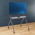 【アウトレット】大型テレビスタンド キャスター付 電子黒板 86インチ対応 高耐荷重120kg