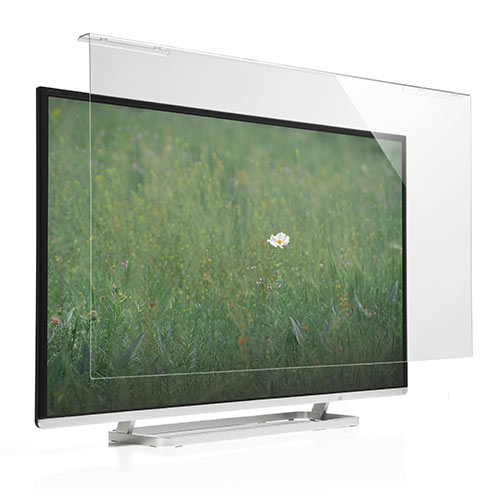 液晶テレビ保護パネル 40インチ対応 アクリル製 グレア/YK-CRT013 