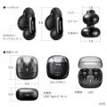 イヤーカフ型ワイヤレスイヤホン 完全ワイヤレス Bluetooth 5.3 最大24時間再生 ブラック