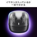 イヤーカフ型ワイヤレスイヤホン 完全ワイヤレス Bluetooth 5.3 最大24時間再生 ブラック