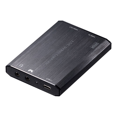 HDMIキャプチャー(USB3.2 Gen1・4K パススルー出力付き)/USB-CVHDUVC3